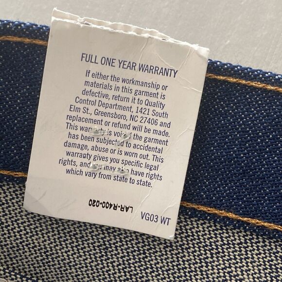 Vintage Wrangler 13mwz Jeans cowboy Cut 38x34 Pro rodeo western Deadstock NOS - Picture 8 of 9